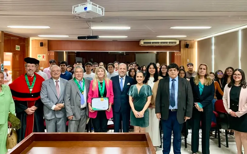 Acto académico organizado por el Instituto Peruano Argentino de Derecho Penal y la Universidad Ricardo Palma. Lima, 27 de marzo de 2025.
