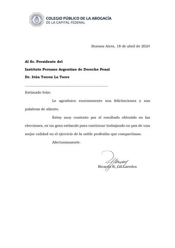 Documento original: Respuesta de Ricardo Gil Lavedra — 18 de abril de 2024