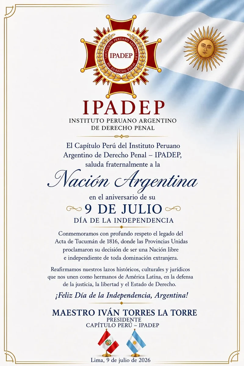 Documento original: Saludo a la Nación Argentina por el Día de la Independencia