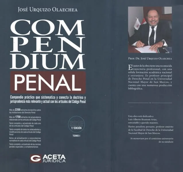 Documento original: Difusión de «Compendium penal», de José Urquizo Olaechea