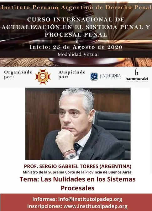 Afiche de la clase sobre investigación y medios procesales.