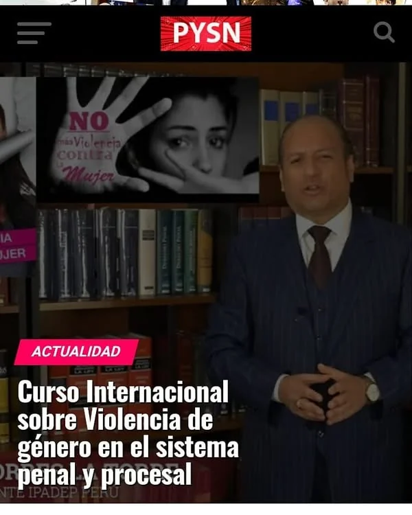 Afiche digital con Iván Torres La Torre para la apertura del curso internacional.