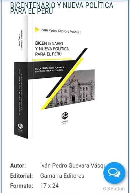 Documento original: Bicentenario y nueva política para el Perú, de Iván Pedro Guevara Vásquez