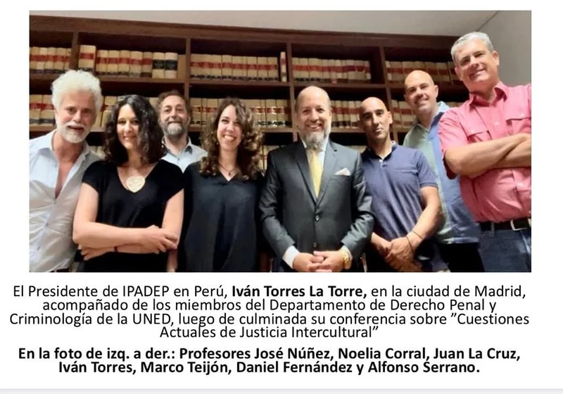 Fotografía grupal de los participantes de la reunión académica en Madrid.