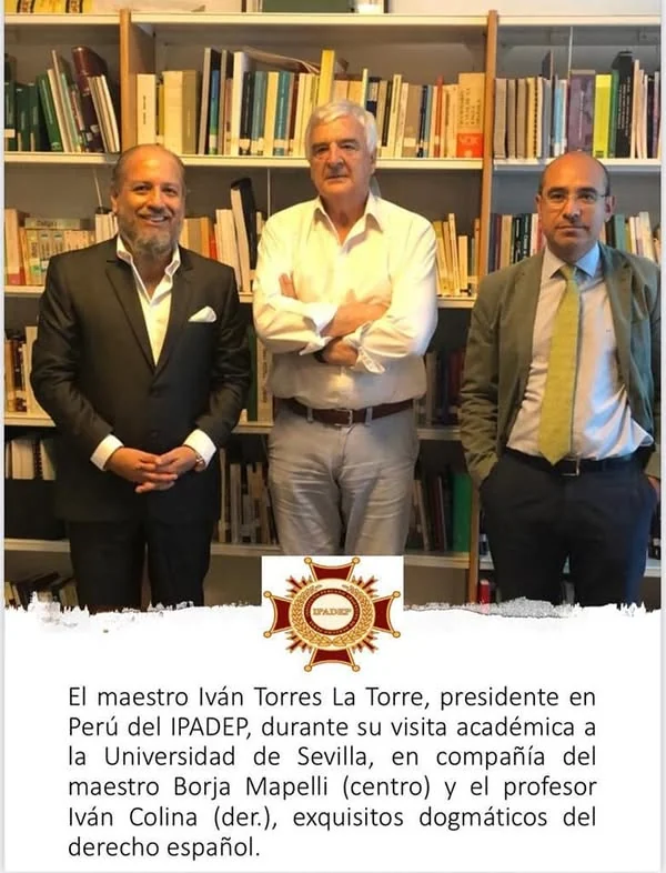 Encuentro académico de Iván Torres La Torre en la Universidad de Sevilla.