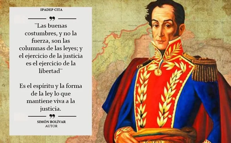 Documento original: Cita atribuida a Simón Bolívar