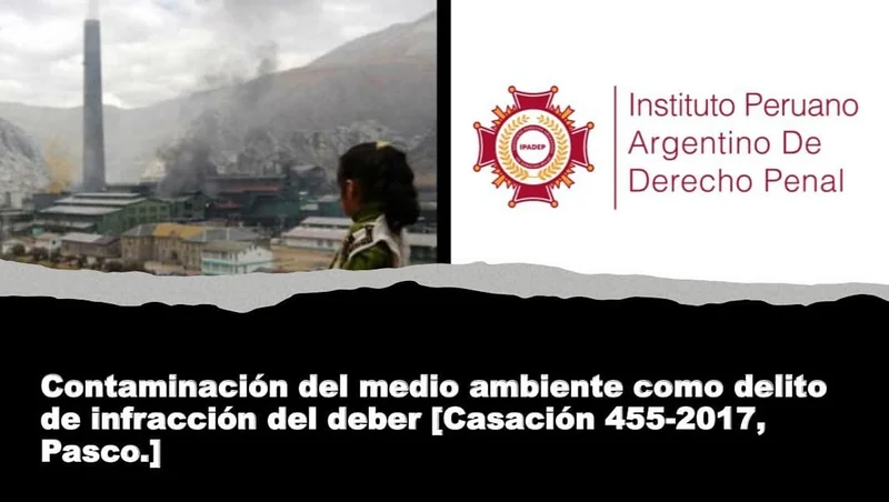 Documento original: Reflexión académica sobre contaminación ambiental e infracción del deber