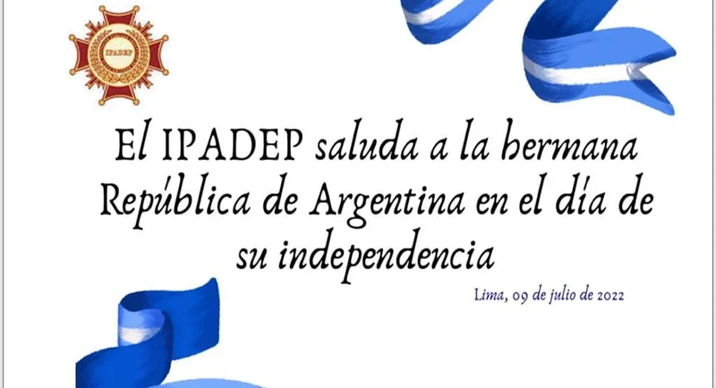 Documento original: Saludo a la República Argentina por el día de su independencia