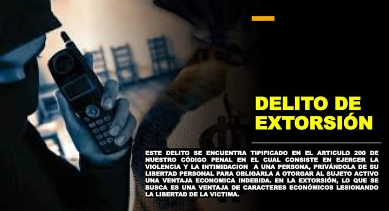 Documento original: Difusión académica sobre el delito de extorsión