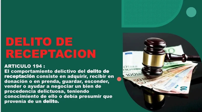 Documento original: Difusión académica sobre el delito de receptación
