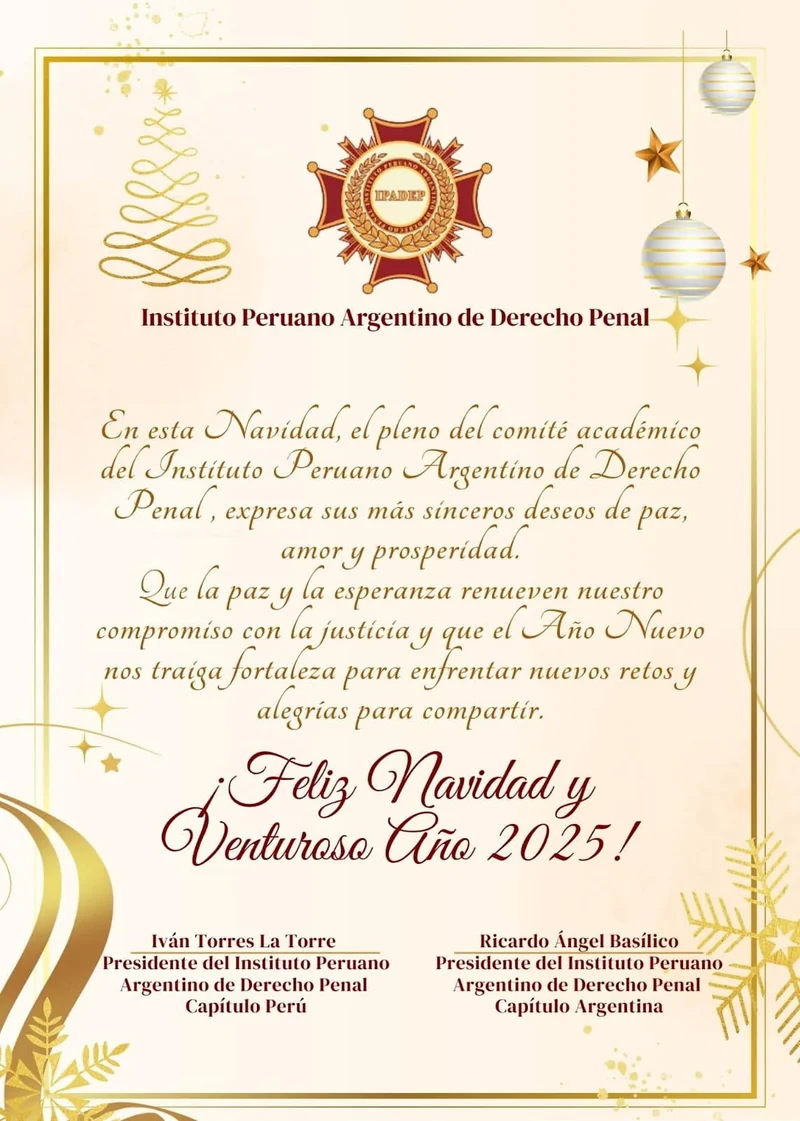 Documento original: Saludo de Navidad y Año Nuevo del IPADEP