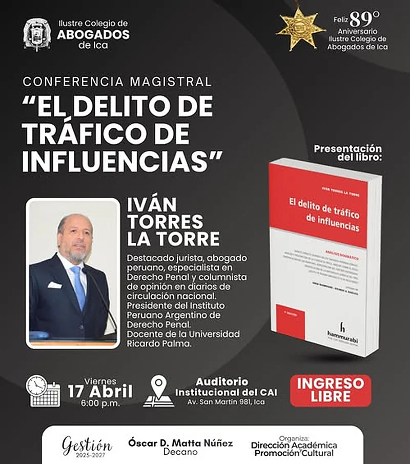 El Maestro Iván Torres La Torre, presidente del Capítulo Perú del IPADEP, presentará su libro "El… — fotografía 1