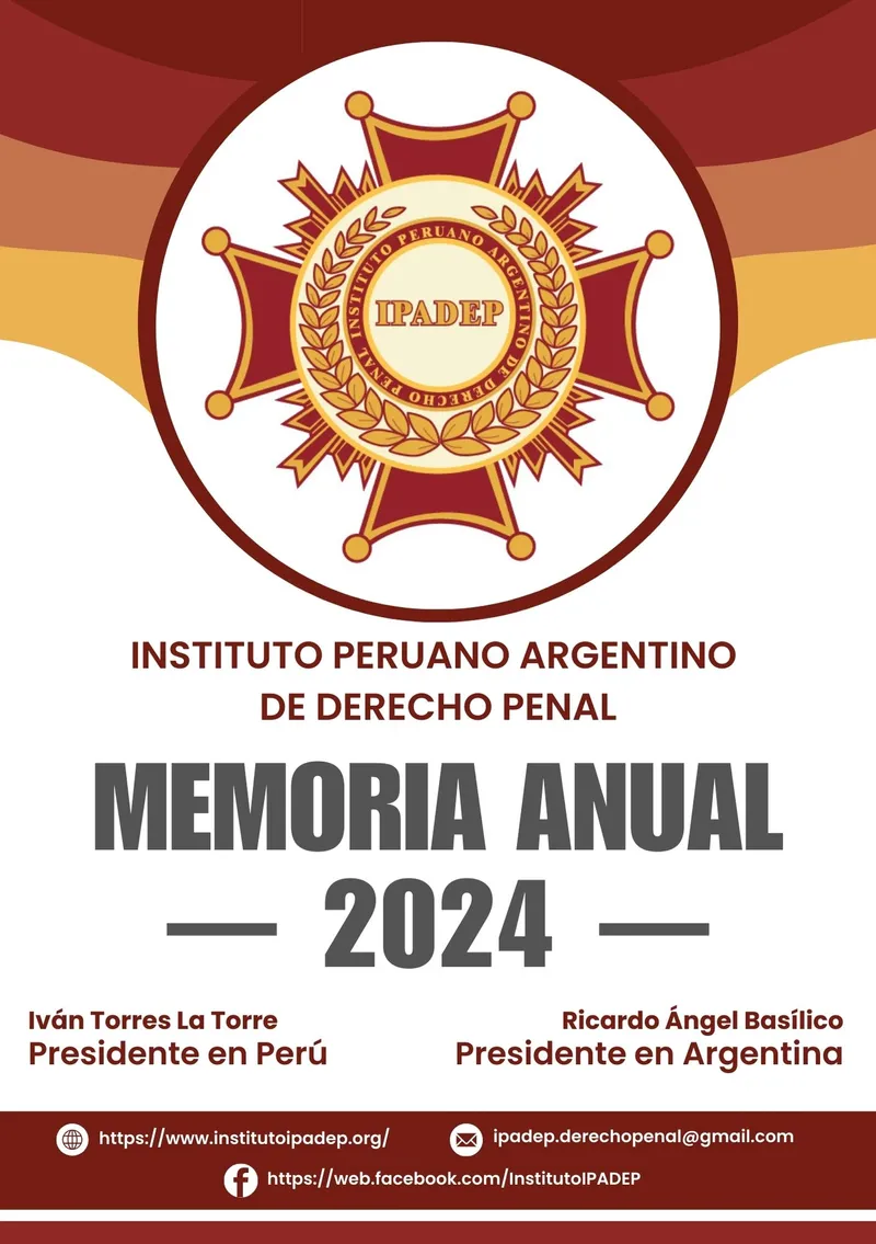 Portada de la Memoria Anual 2024 del IPADEP